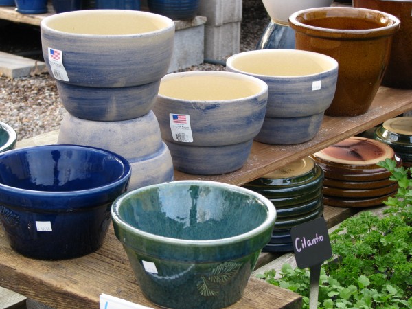 Pottery planters